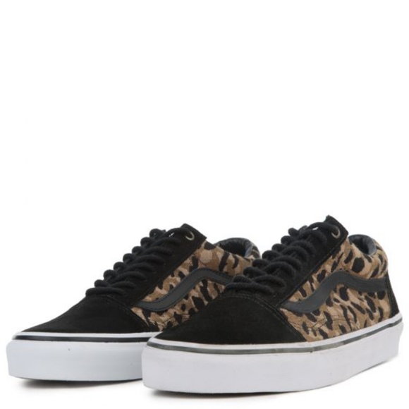 Vans old skool mens cheetah print italian weave - Picture 3 of 5